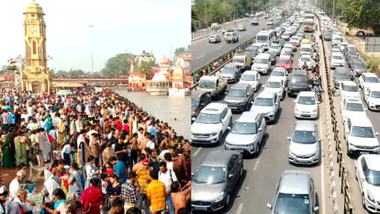 ज्येष्ठ पूर्णिमा पर हरिद्वार में उमड़ा आस्था का महासागर