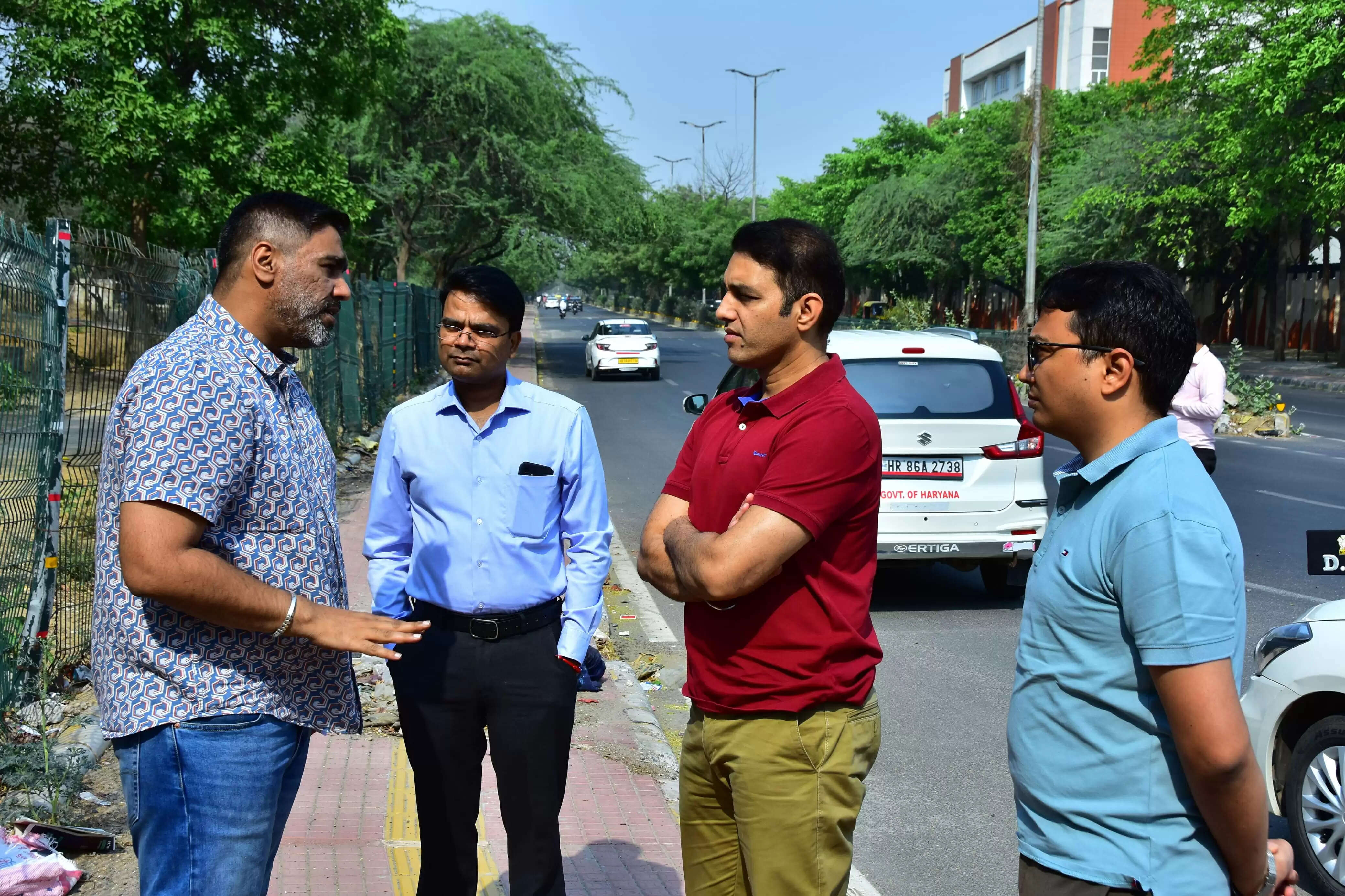 गुरुग्राम: जलभराव निकासी के उपायों का डीसी ने लिया जायजा