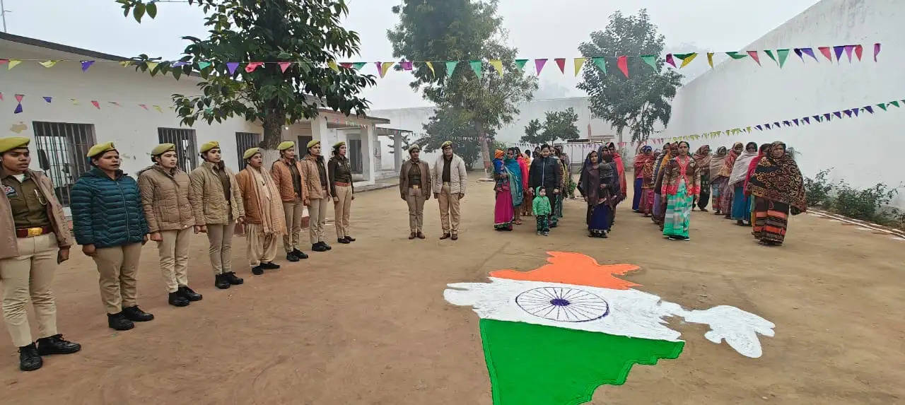 गणतंत्र दिवस पर खेल प्रतियोगिता, स्वर्ण व रजत पदक से सम्मानित हुए कैदी