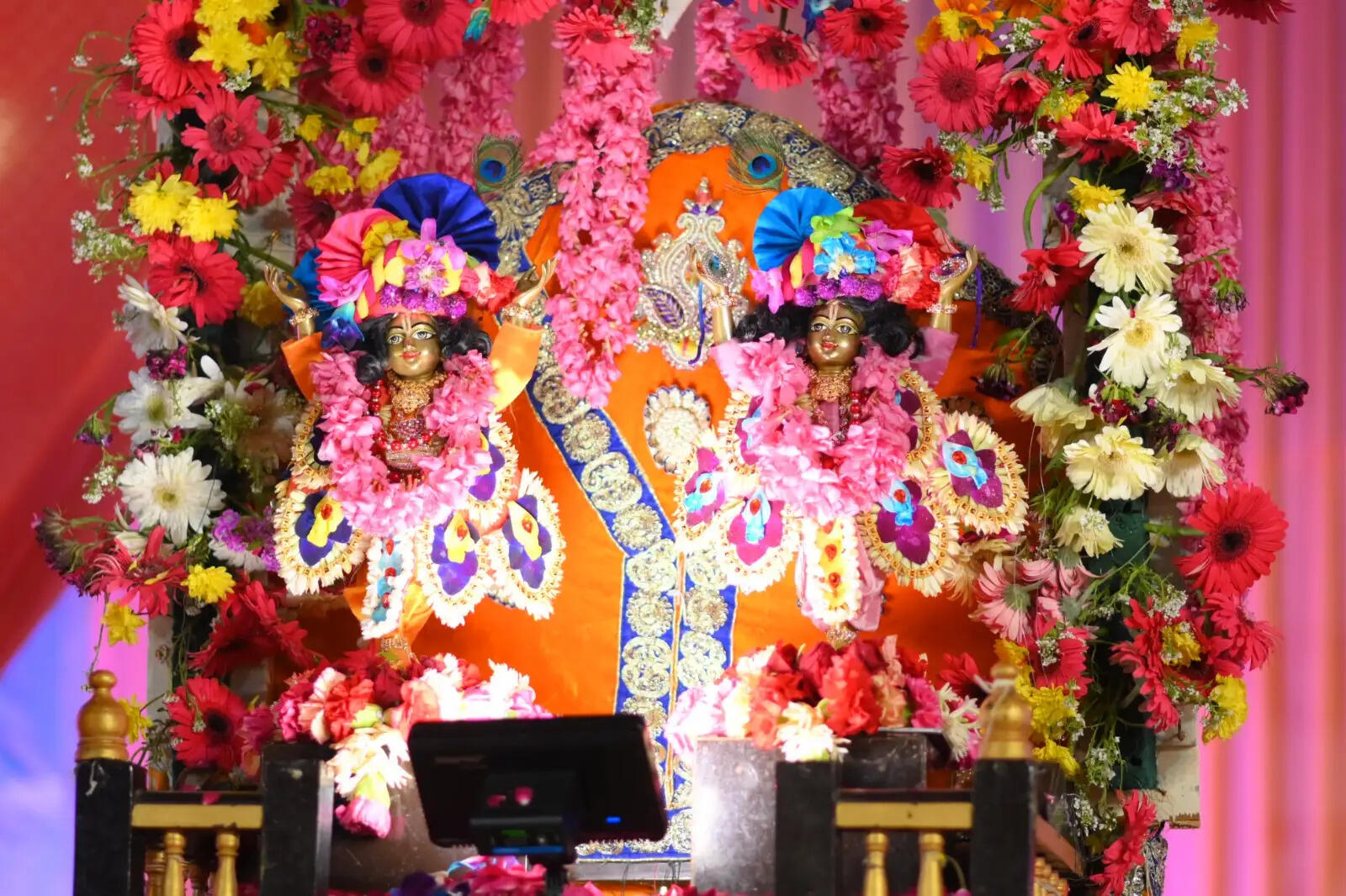 गुप्त वृन्दावन धाम में श्रीकृष्ण—बलराम खेलेंगे गौर पूर्णिमा पर फूलों की होली