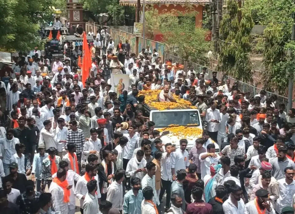 राजगढ़ः महाराणा प्रताप जयंती पर निकला भव्य चल समारोह,युवाओं को दिए आदर्शों पर चलने के संदेश