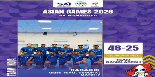 एशियाई खेल: भारतीय पुरुष कबड्डी टीम ने बांग्लादेश को 48-25 से हराकर सेमीफाइनल में बनाई जगह