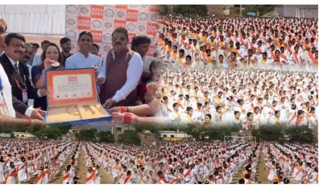 मैहर की 3,430 छात्राओं ने रचा इतिहास, सामूहिक कथक प्रस्तुति एशिया बुक ऑफ रिकॉर्ड्स में दर्ज