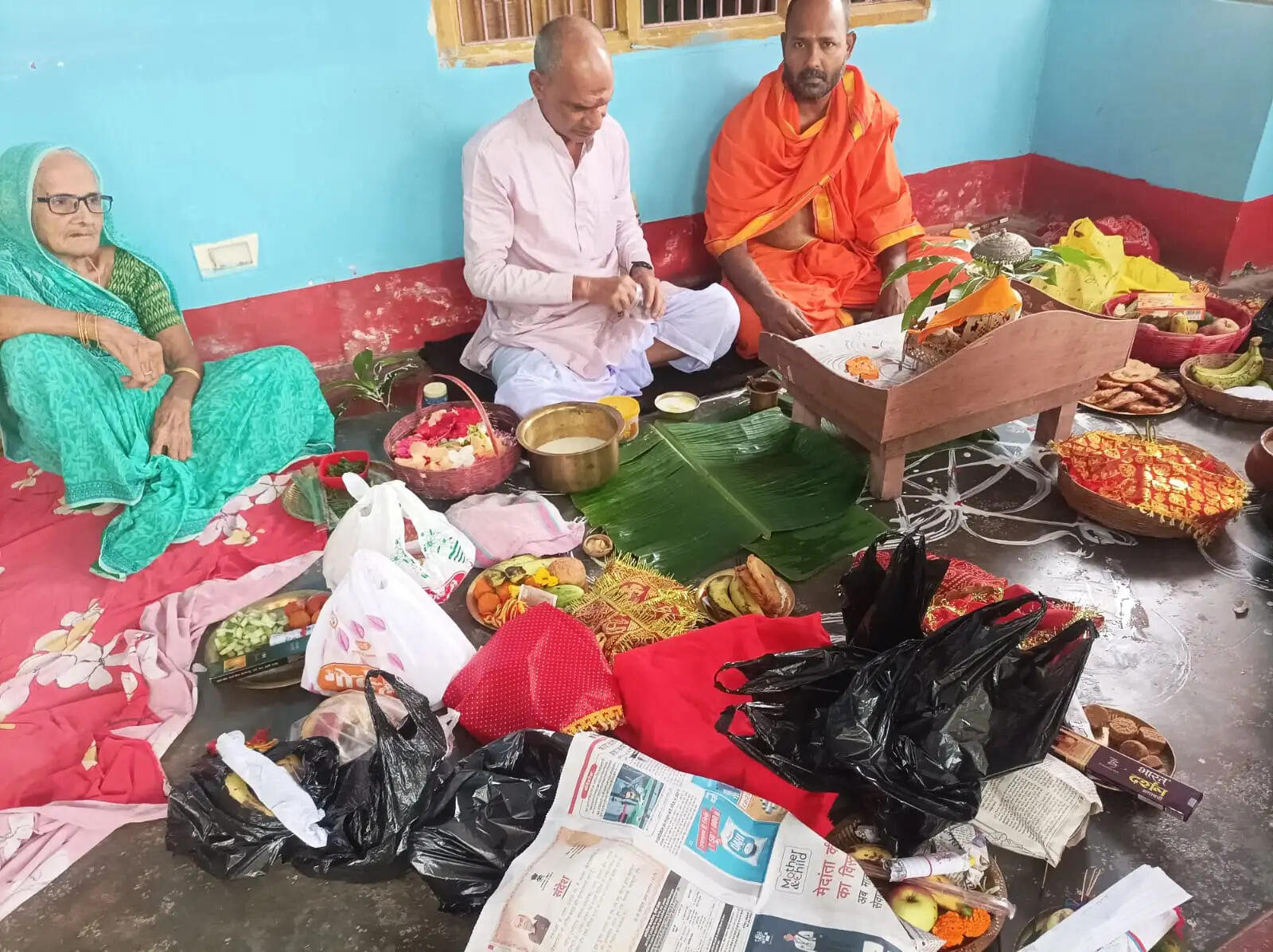 सुपौल में धूमधाम से हुई भगवान अनंत की पूजा