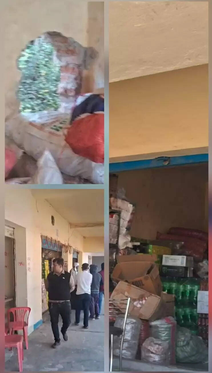 पंडरा के तीन दुकानों में चोरी, जांच में जुटी पुलिस