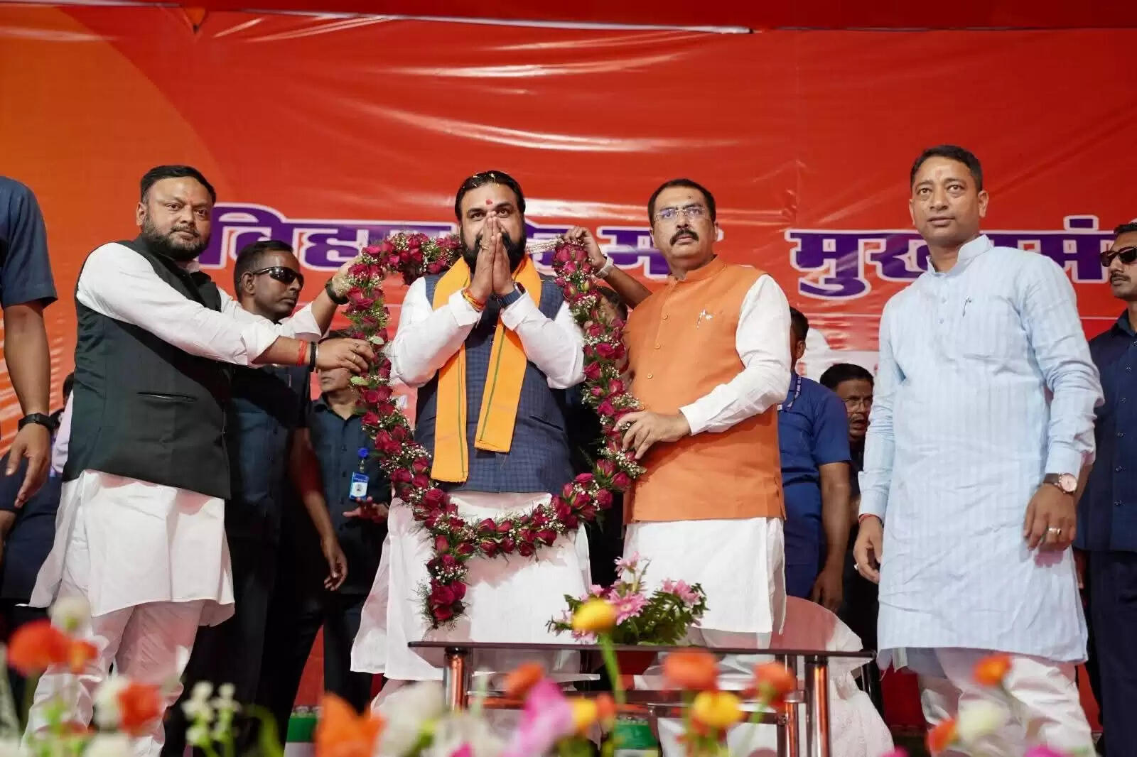 मुख्यमंत्री सम्राट चौधरी का भाजपा प्रदेश कार्यालय में हुआ स्वागत, प्रदेश अध्यक्ष और कार्यकर्ताओं ने दी बधाई