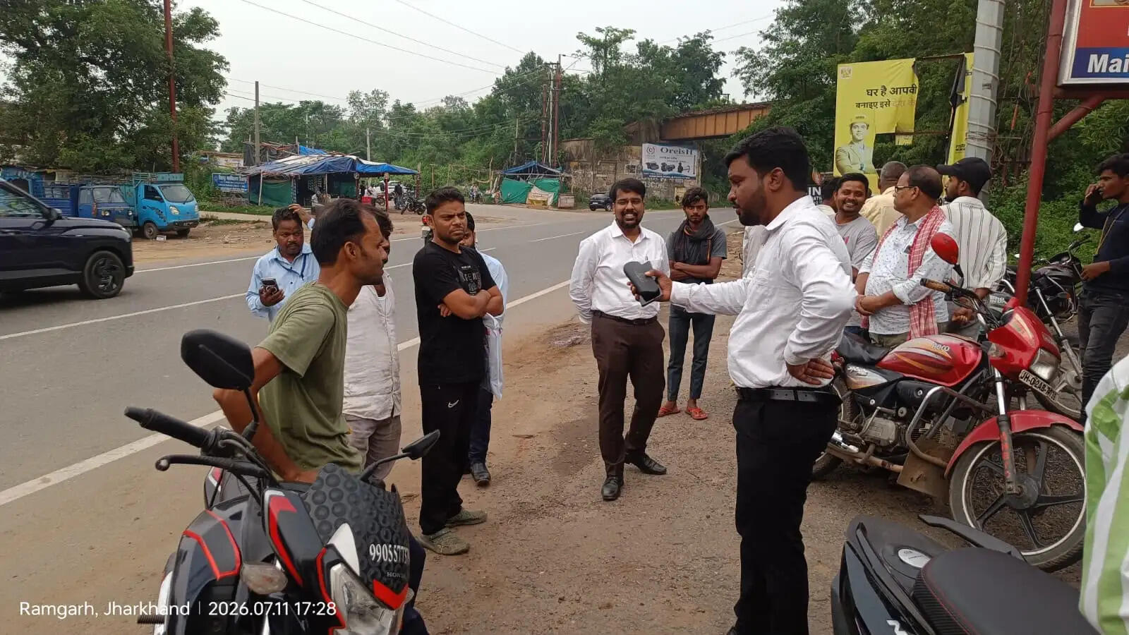 डीटीओ ने चितरपुर-रजरप्पा मार्ग पर दर्जनों वाहनों से वसूला जुर्माना