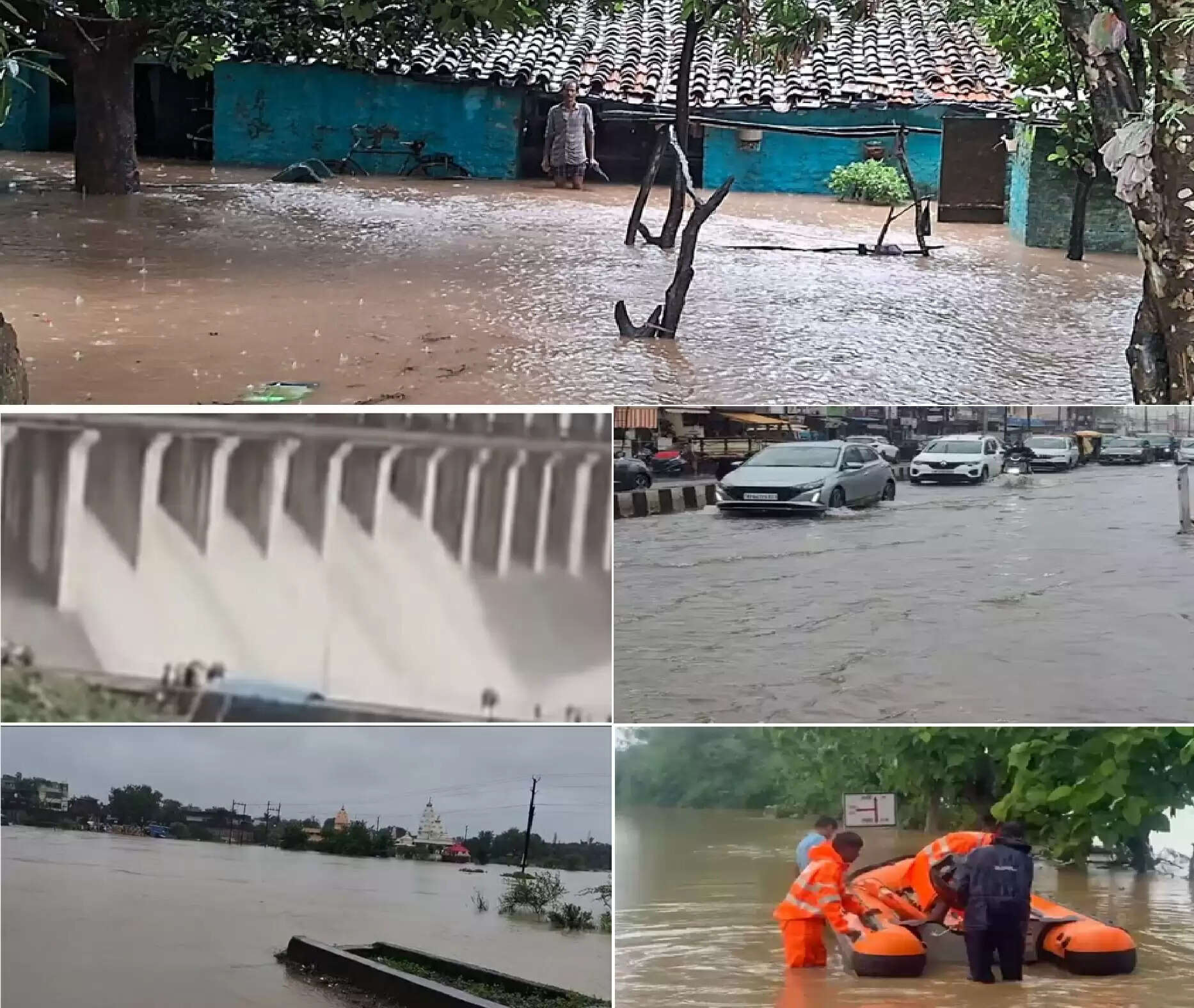 मध्य प्रदेश में मूसलधार बारिश से जनजीवन अस्त-व्यस्त, कई जिलों में बाढ़ जैसे हालात, गुना में सेना बुलाई गई