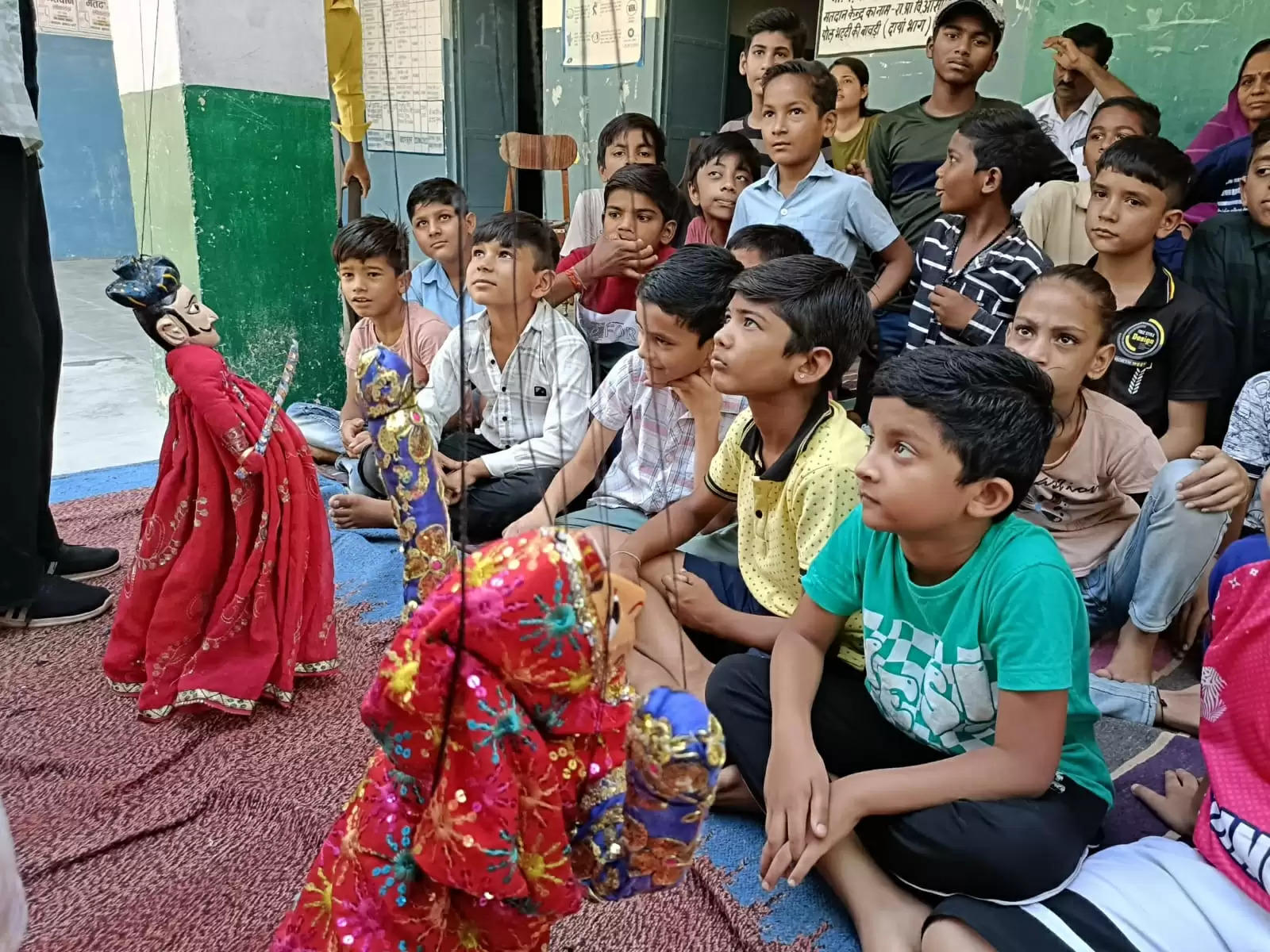 सांस्कृतिक विरासत से रूबरू करवाया कठपुतलियों ने