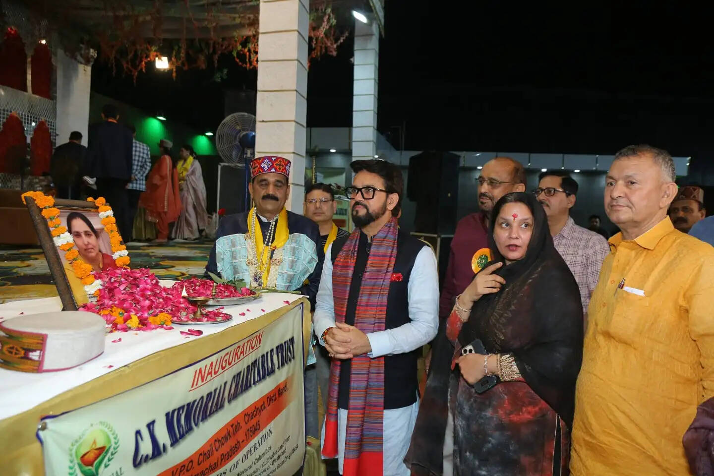 लोक सभा सांसद अनुराग सिंह ठाकुर ने लांच किया मंडी की सी.के. मेमोरियल चैरिटेबल ट्रस्ट