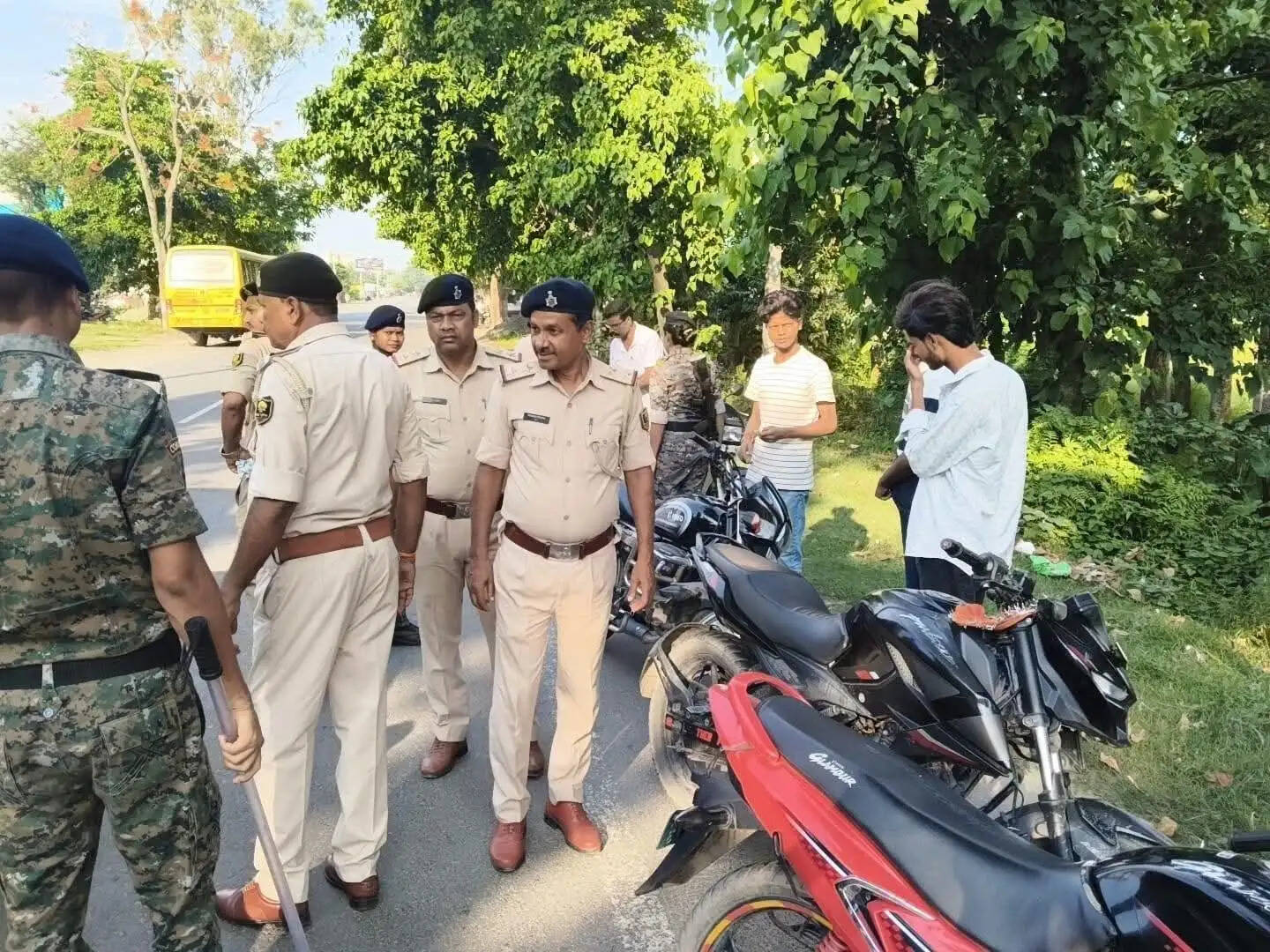 सुपौल में अपराध नियंत्रण को लेकर सघन वाहन चेकिंग अभियान जारी