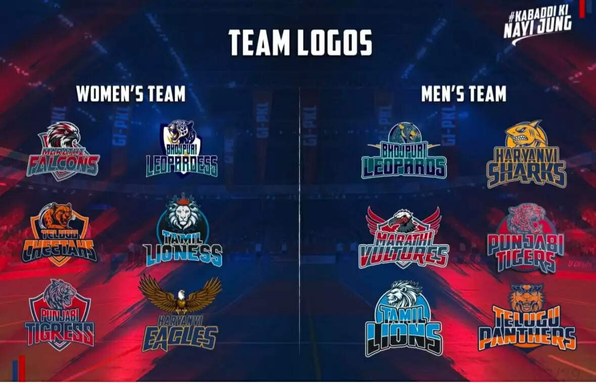 ग्लोबल इंडियन प्रवासी कबड्डी लीग&nbsp;ने पहले सीजन के लिए 12 टीमों की घोषणा की