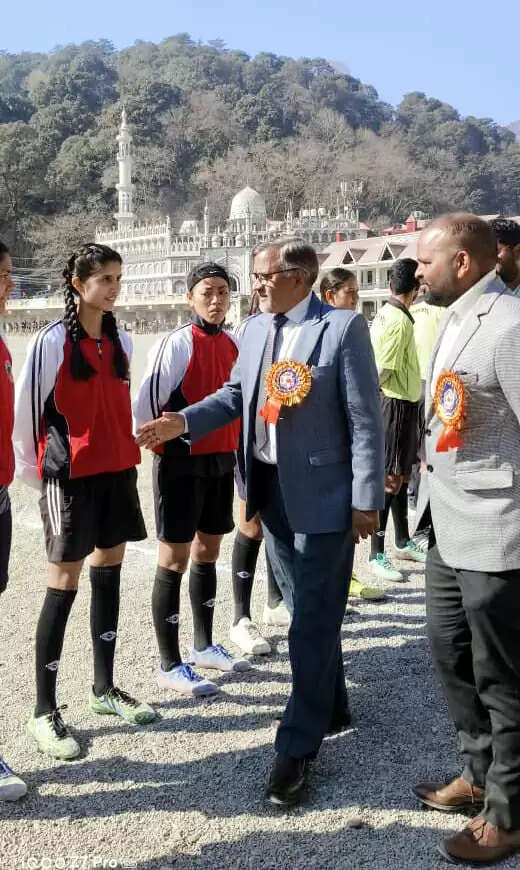 कुमाऊं विवि महिला फुटबॉल टीम के चयन के लिए ट्रायल आयोजित