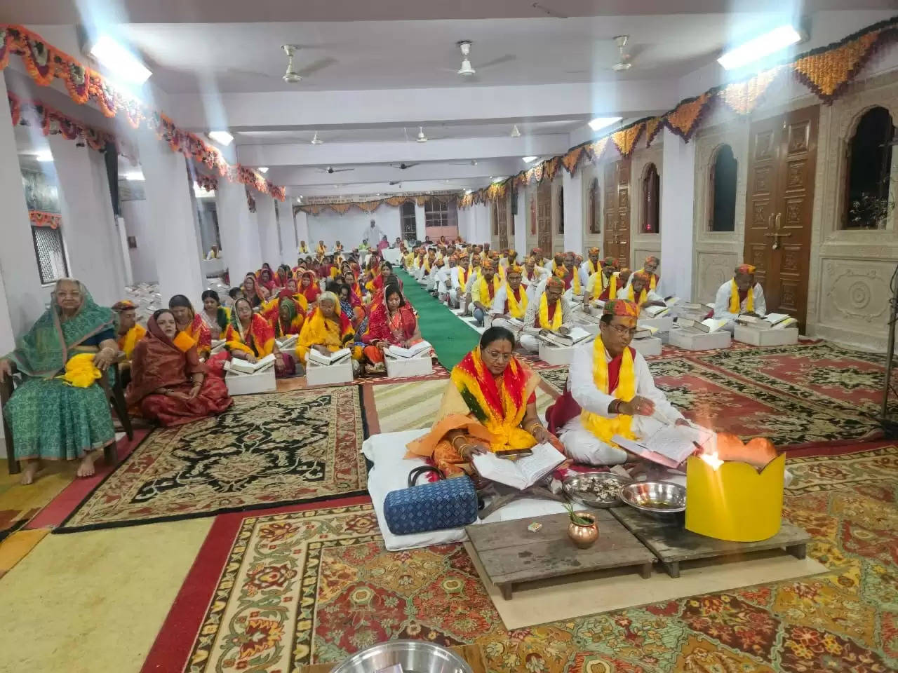 मनसा माता मंदिर में चौथे नवरात्र पर हुआ कूष्मांडा माता का पूजन