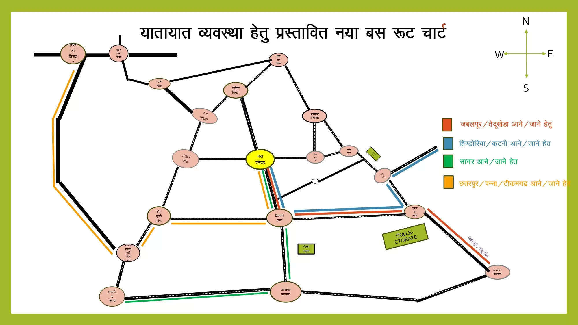 दमोह: यातायात के दबाब को कम करने प्रशासन की पहल