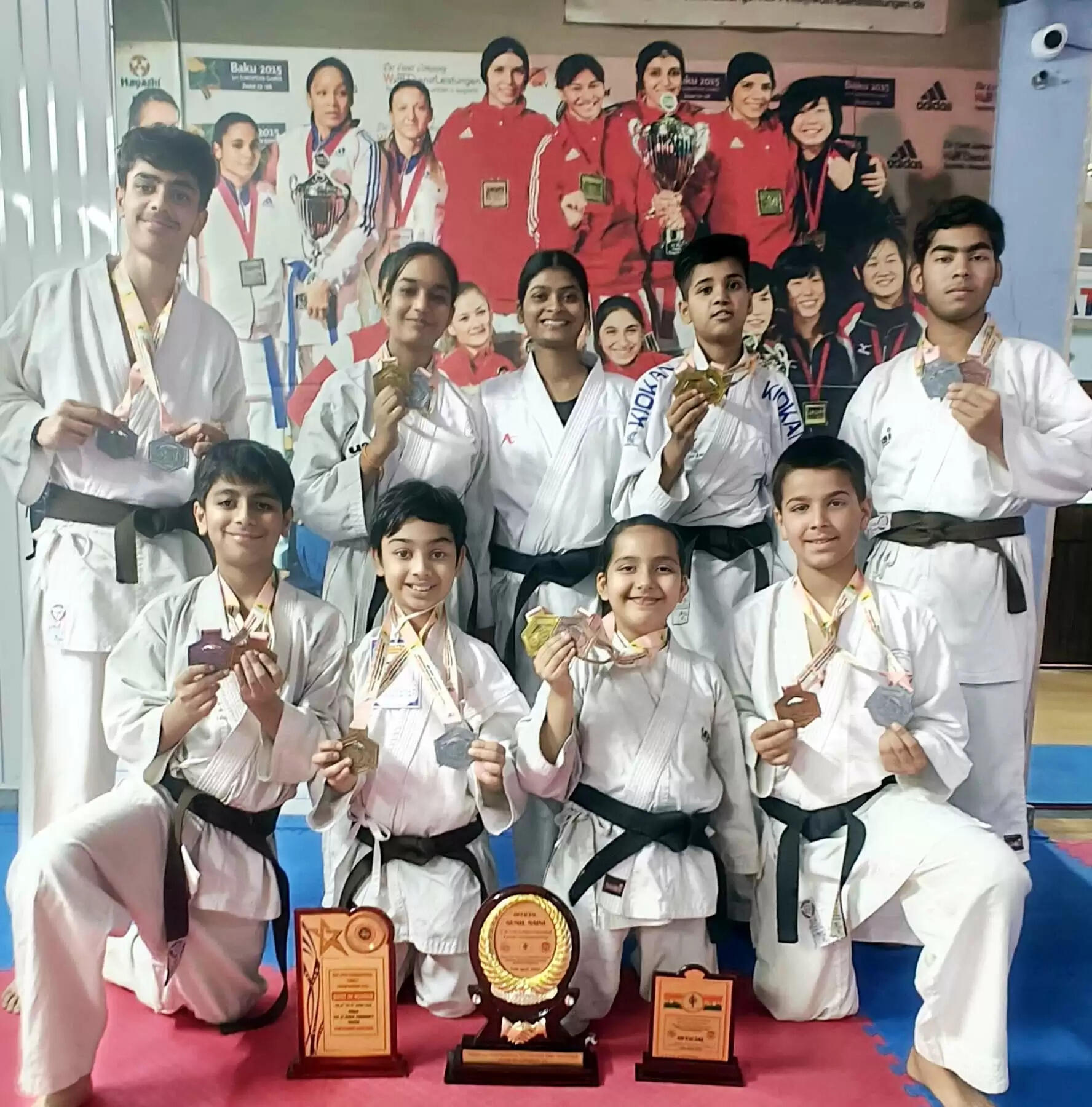 नेशनल कराटे प्रतियोगिता में गुरुग्राम के खिलाडिय़ों का रहा जलवा