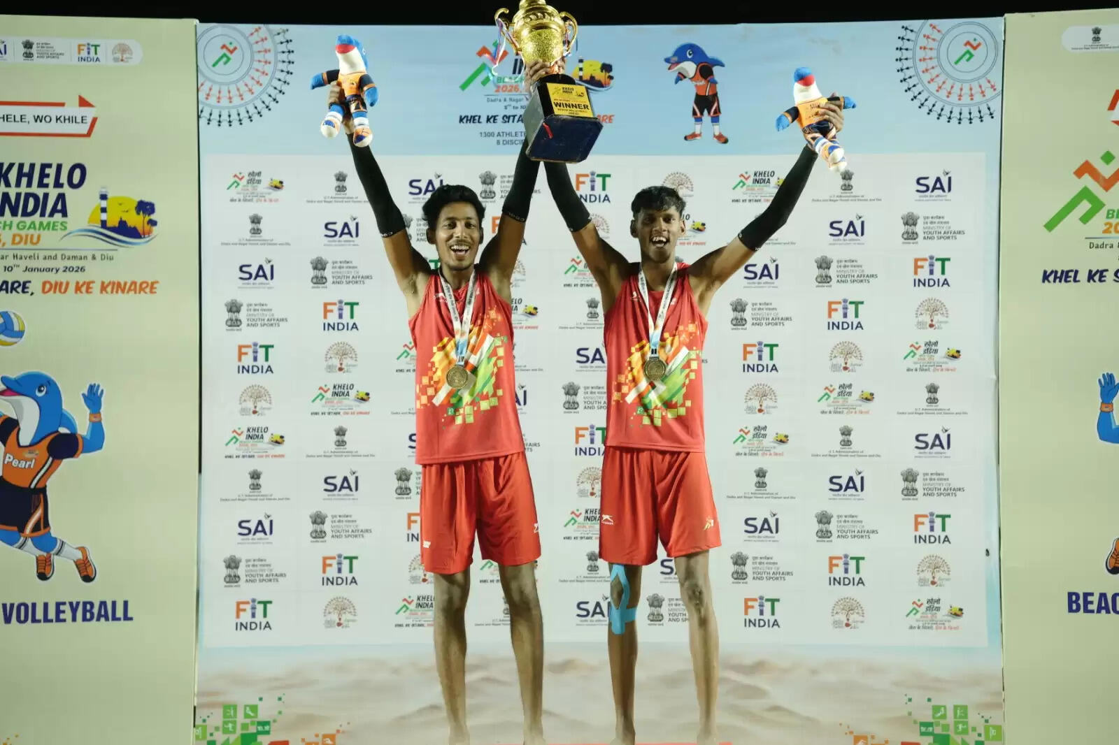 केआईबीजी (राउंडअप): लोकल फेवरेट प्रसन्ना बेंद्रे ने टांडिंग स्वर्ण जीता, बीच वॉलीबॉल में तमिलनाडु का दबदबा