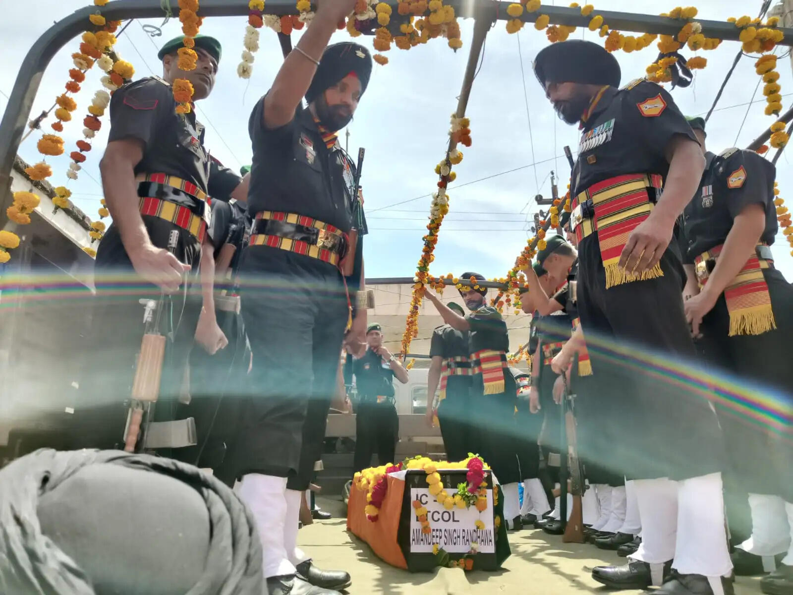 लेफ्टिनेंट कर्नल अमनदीप सिंह रंधावा का आकस्मिक निधन, सैन्य सम्मान के साथ अंतिम विदाई