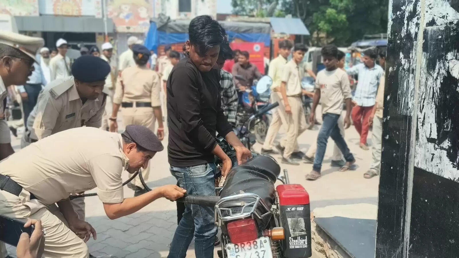 फारबिसगंज में अग्निशमन सेवा सप्ताह के तहत मॉकड्रिल