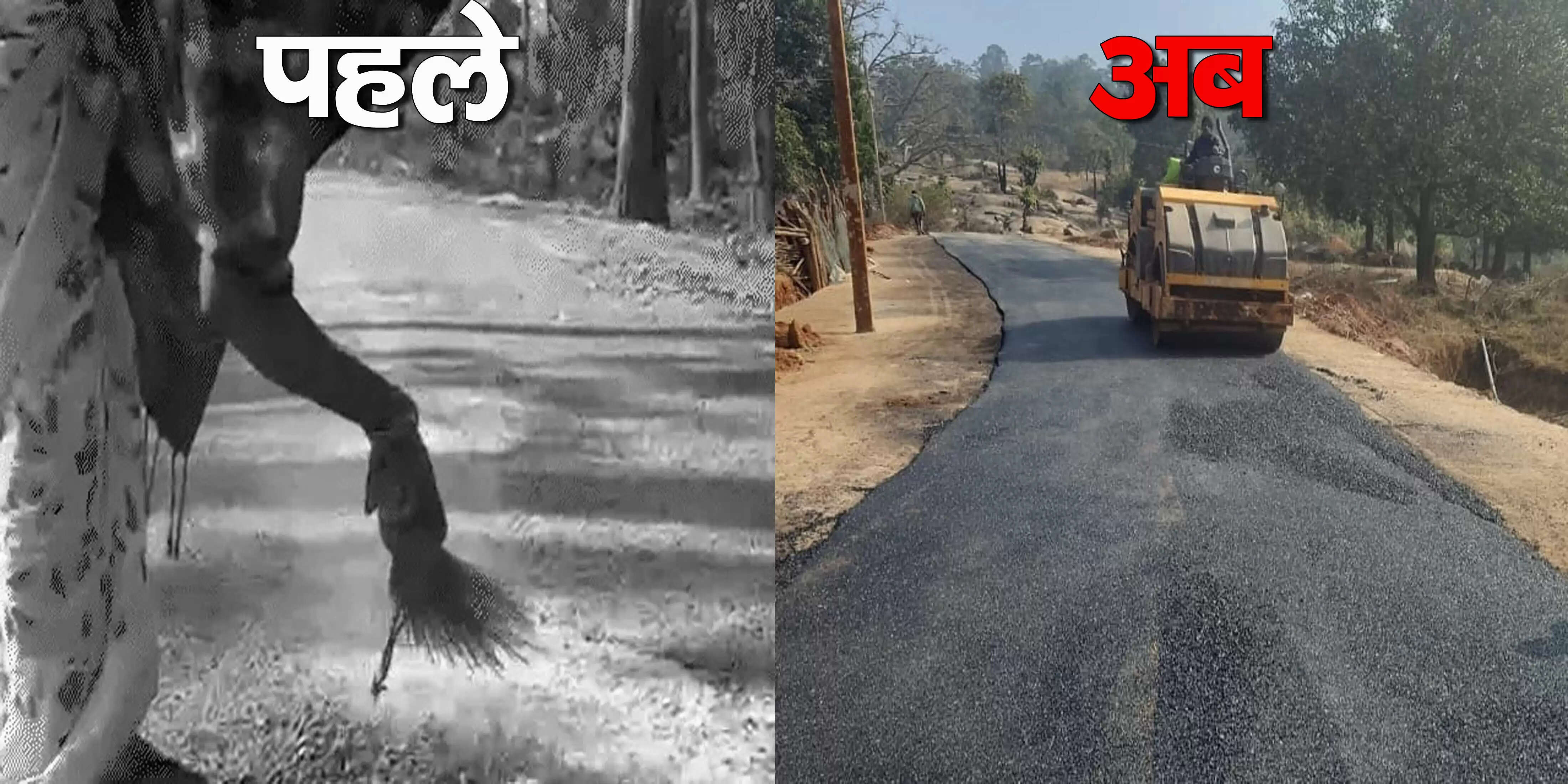 बलरामपुर : करोड़ों की लागत से बन रही सड़क पर उठे सवाल, प्रशासन ने दी सफाई