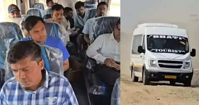 प्रधानमंत्री-मुख्यमंत्री की अपील का असर: उज्जैन में एक ही बस से सिंहस्थ कार्यों का निरीक्षण करने पहुंचे अधिकारी
