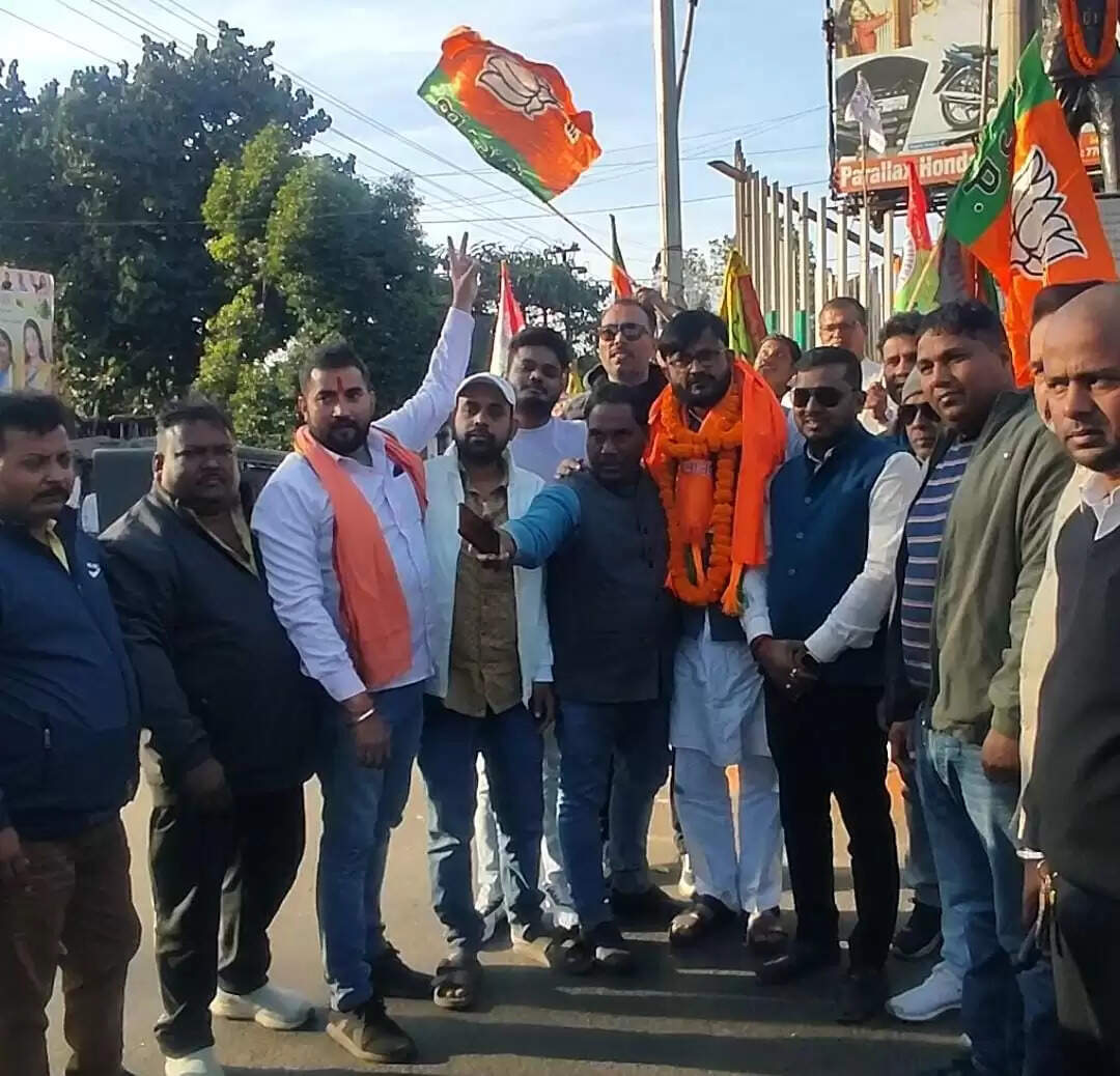 भाजपा जिलाध्यक्ष बने संजीव कुमार बाबला, रामगढ़ में हुआ स्वागत