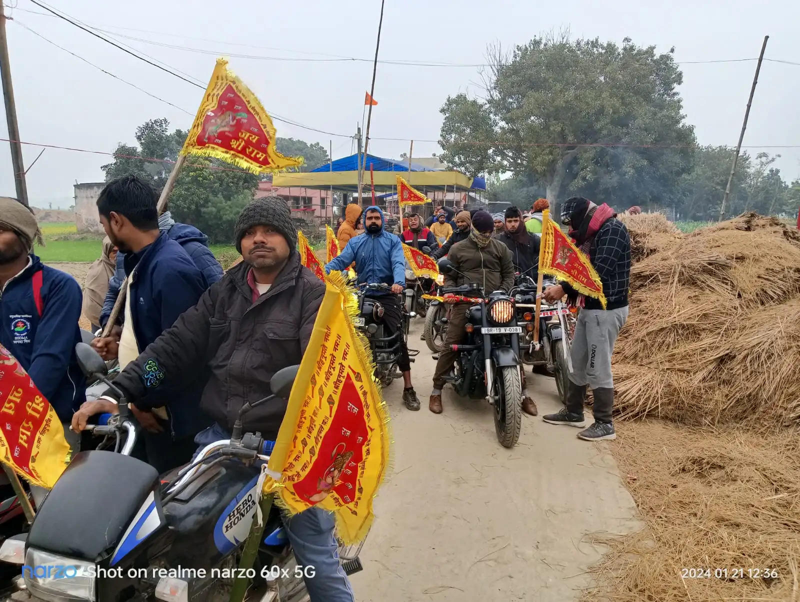 शोभायात्रा के साथ शुरू हुआ रामधुनी,जय श्री राम के जयकारों से हुआ गुंजायमान