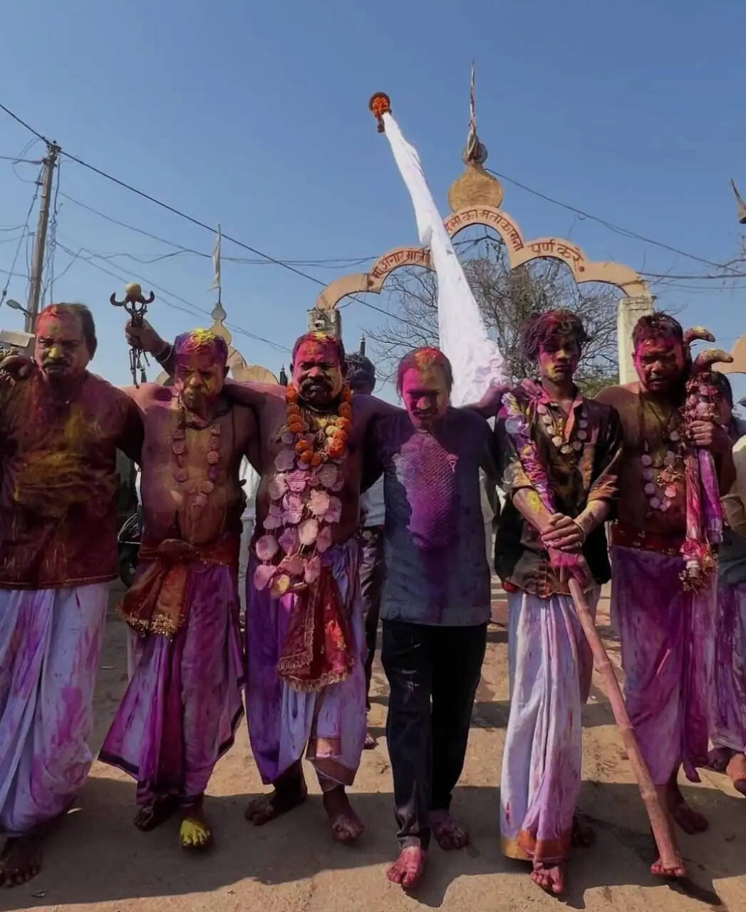 धमतरी : मां अंगारमोती में मनाई गई अनूठी पारंपरिक देव होली