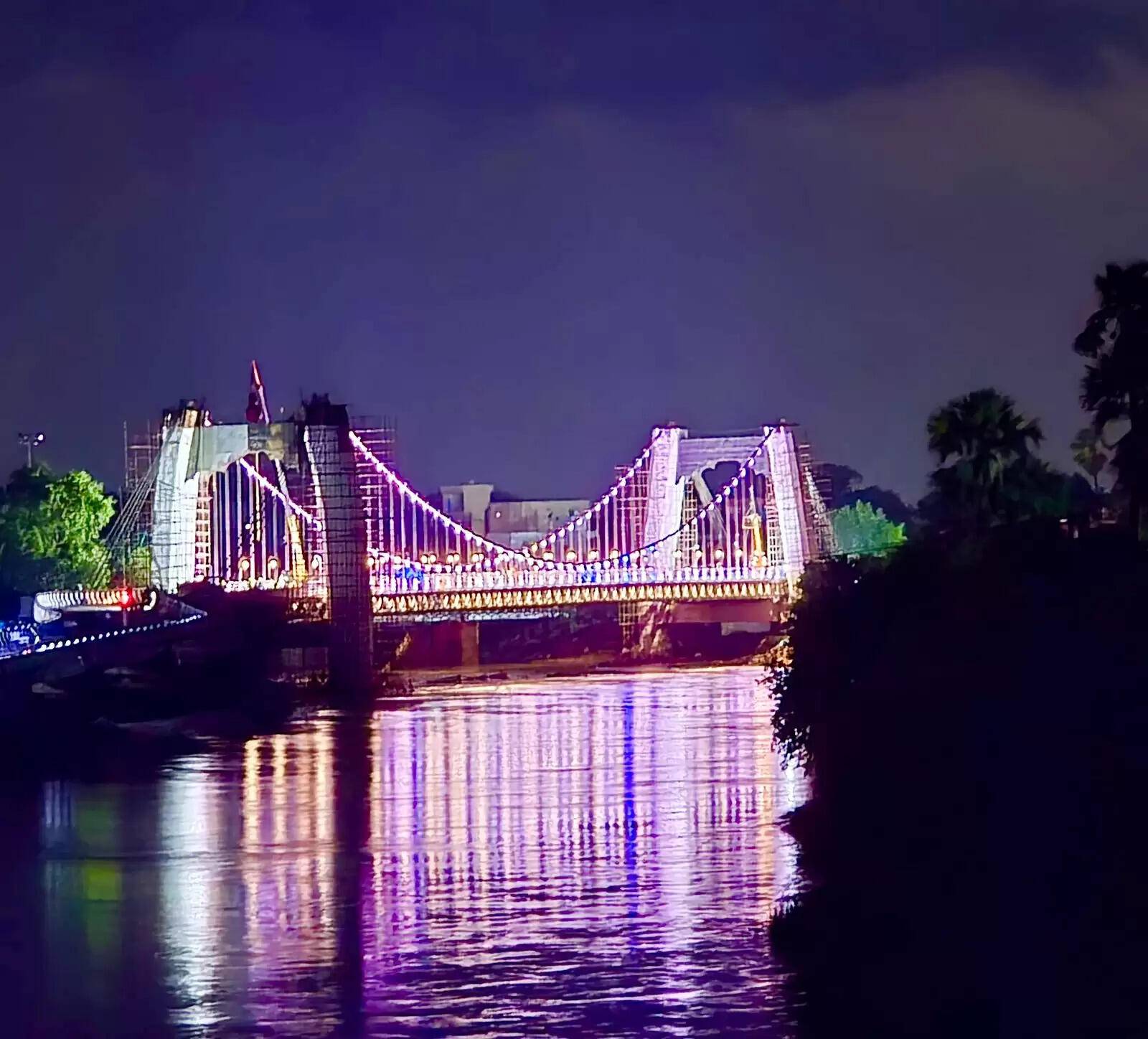 बिहार के पटना में ऋषिकेश के लक्ष्मण झूला की तर्ज पर पुनपुन नदी पर केबल ब्रिज तैयार