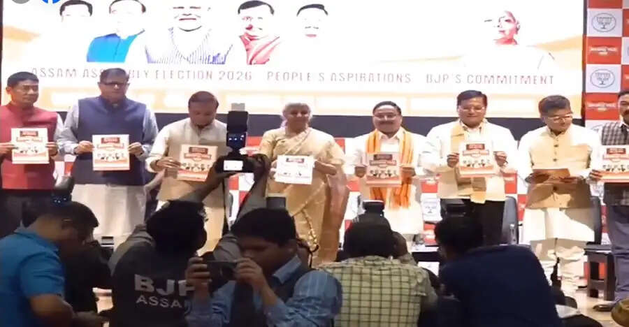 असम विधानसभा चुनाव के लिए सीतारमण ने जारी किया भाजपा का ‘संकल्प पत्र’
