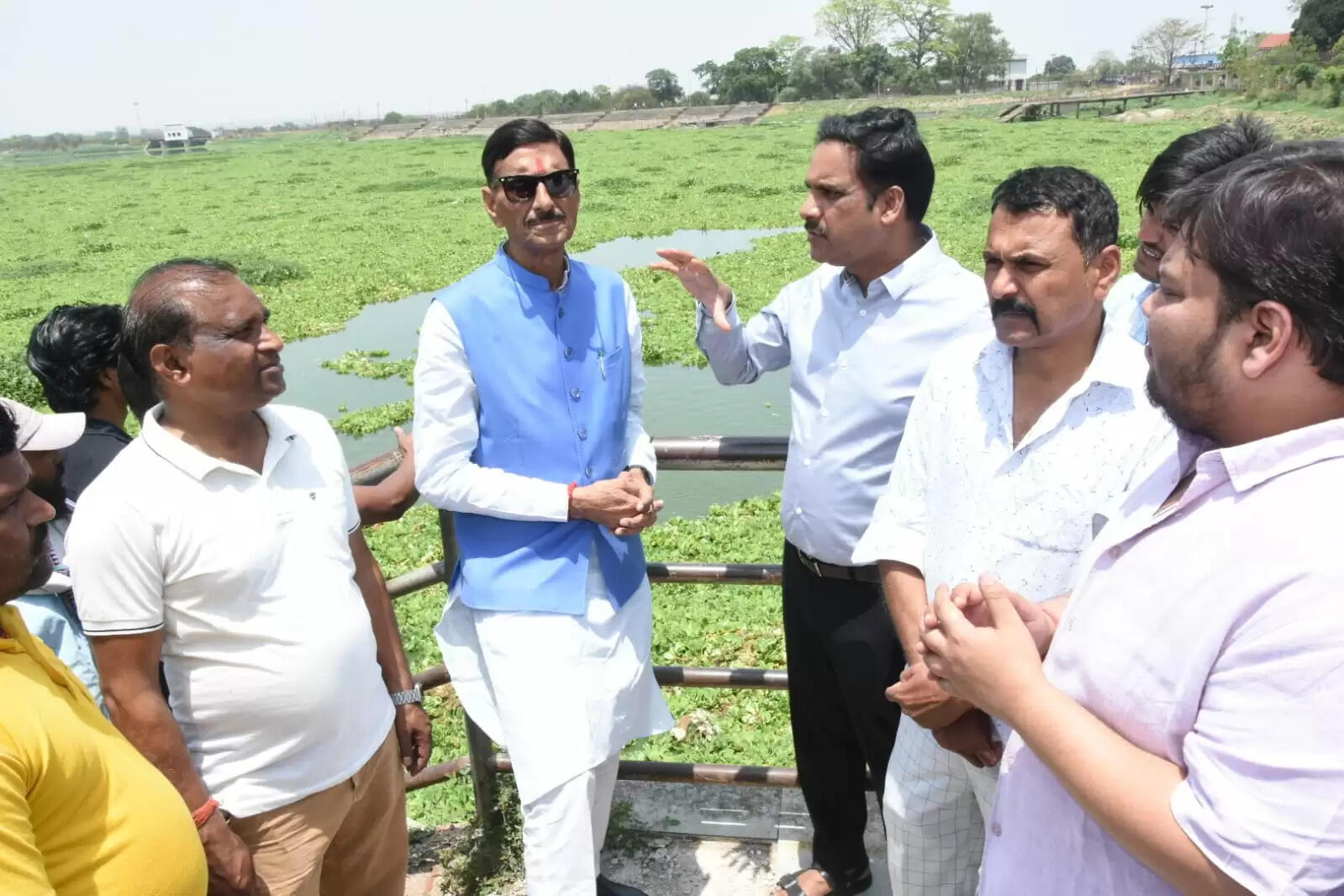 कांके डैम को देख बिफरे सेठ, लांग टर्म योजना बनाने का निर्देश