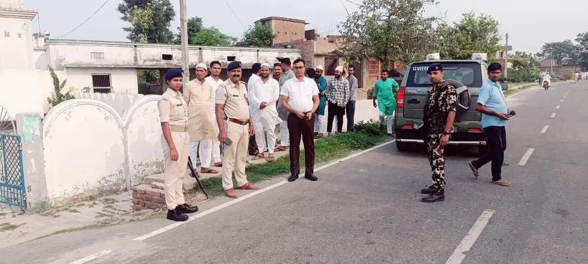 सारण में अदा की गई ईद-उल-अजहा की नमाज