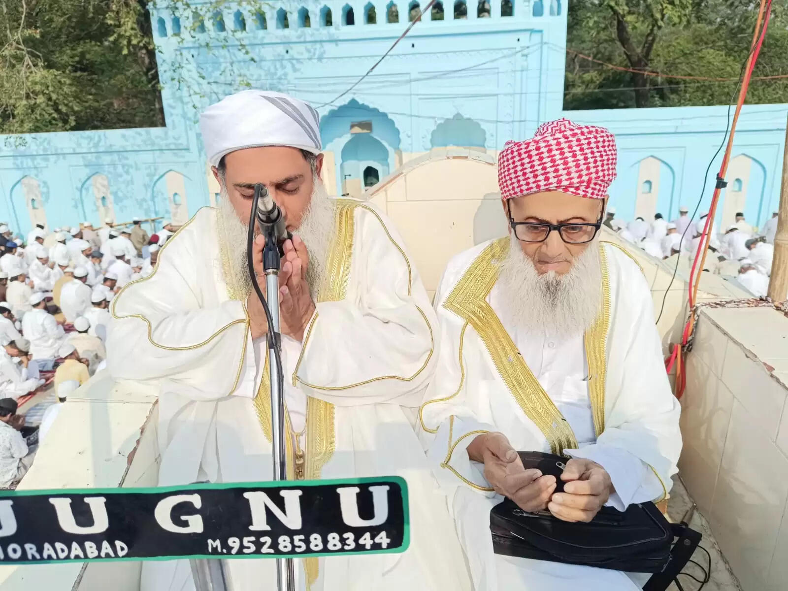 मुरादाबाद : मुल्क की तरक्की, अमन-चैन और भाईचारे की दुआ के साथ अदा हुई बकरीद की नमाज