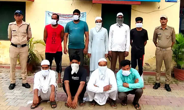 बोडाहेड़ी में ड्रोन निगरानी, नौ लोग हिरासत में