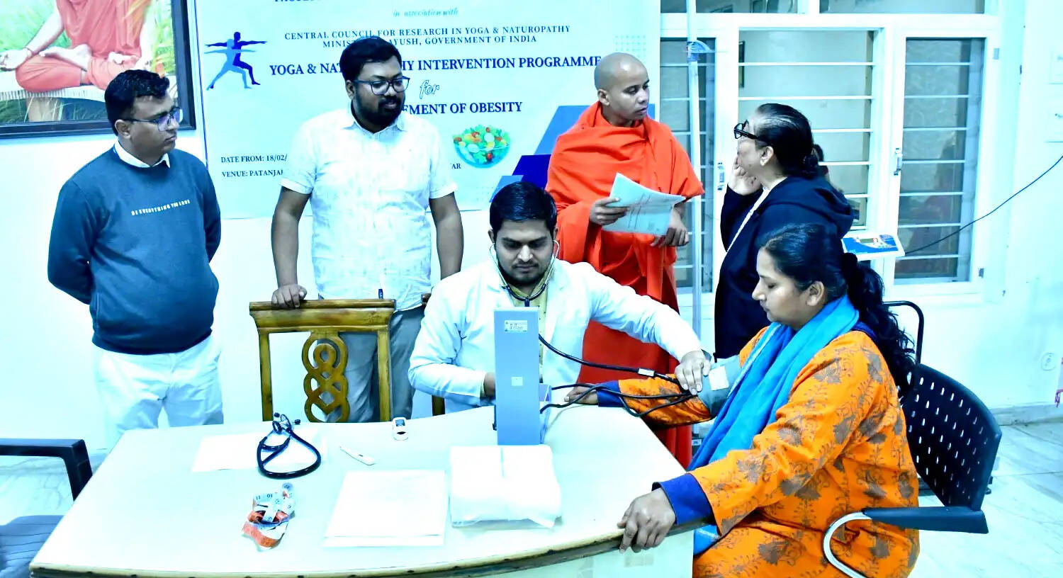 पतंजलि योगग्राम में मोटापा प्रबंधन सप्ताहभर का योग-प्राकृतिक चिकित्सा शिविर शुरू