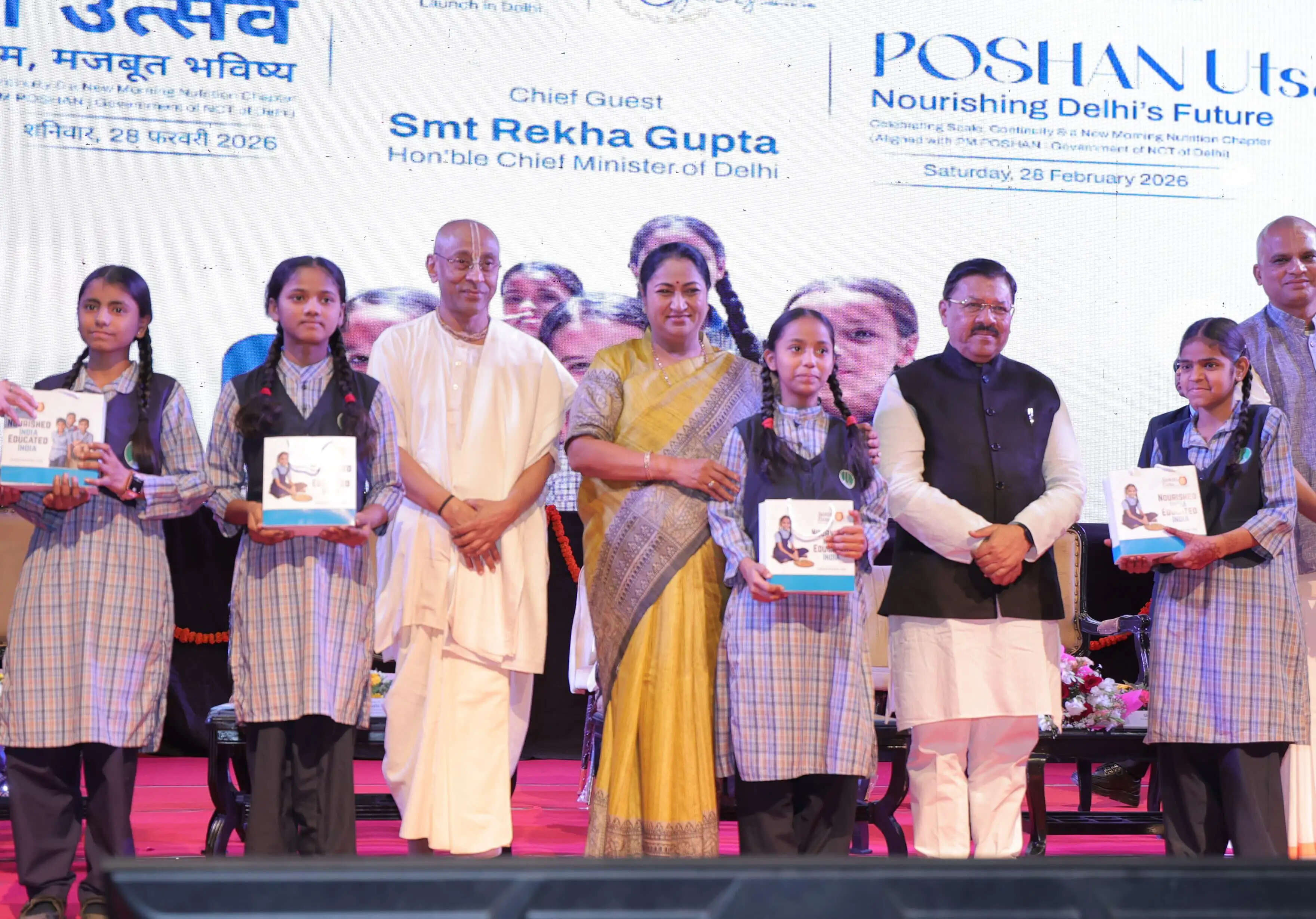 स्कूलों में बच्चों को सुबह मिले पौष्टिक भोजन, सरकार करेगी सुनिश्चित : रेखा गुप्ता