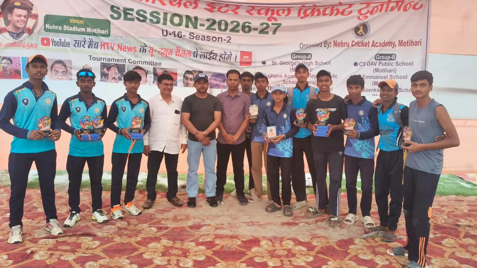 इमैनुएल स्कूल ने ईरा पब्लिक स्कूल को 68 रन से हराया