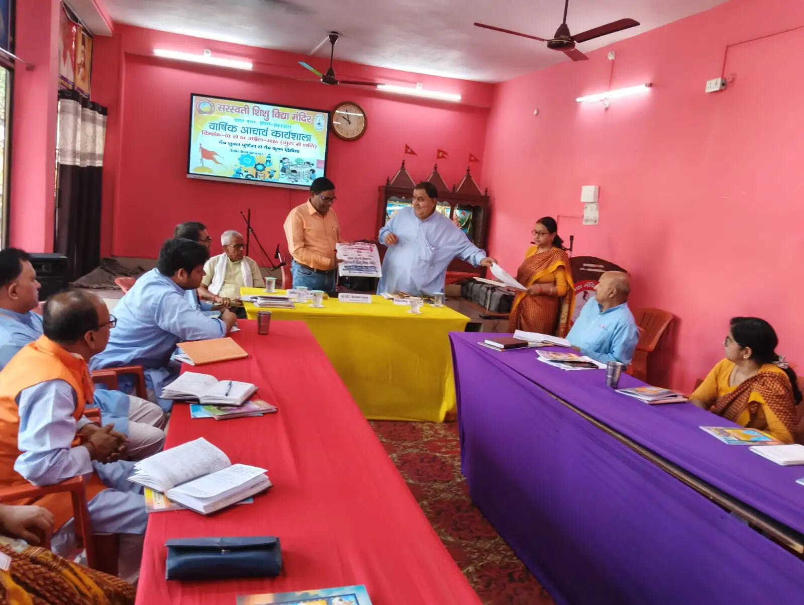 सरस्वती शिशु विद्या मंदिर में तीन दिवसीय आचार्य कार्यशाला का समापन