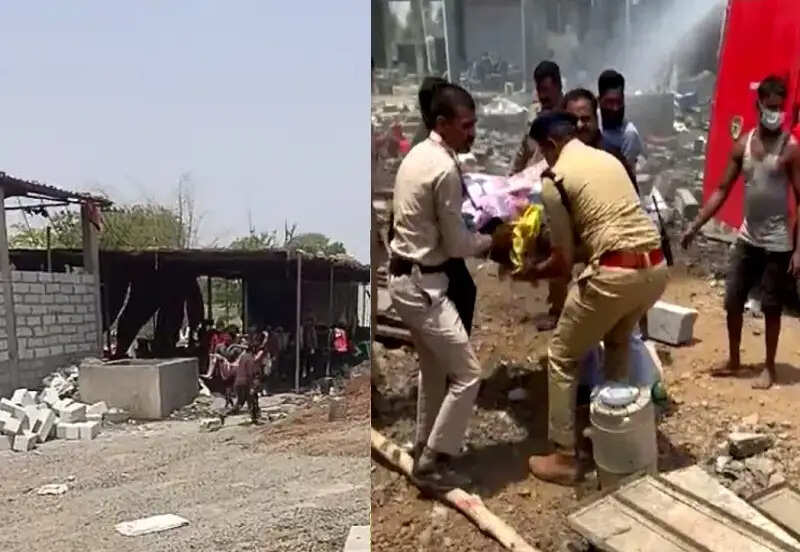 मप्र के देवास में पटाखा फैक्टरी में विस्फोट के बाद लगी भीषण आग, तीन की मौत, 12 मजदूर घायल