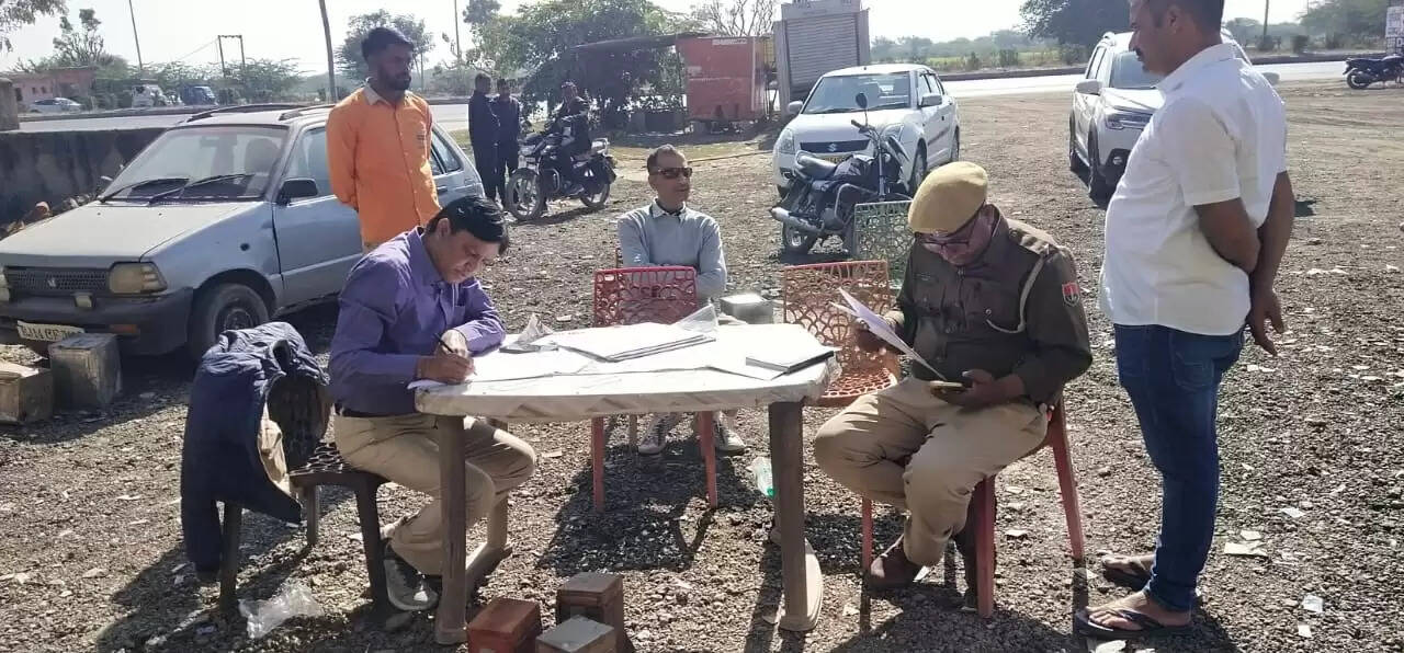 हाईवे पर नोहरिया के ढाबे से 3 लाख का 3050 लीटर अवैध डीजल जब्त