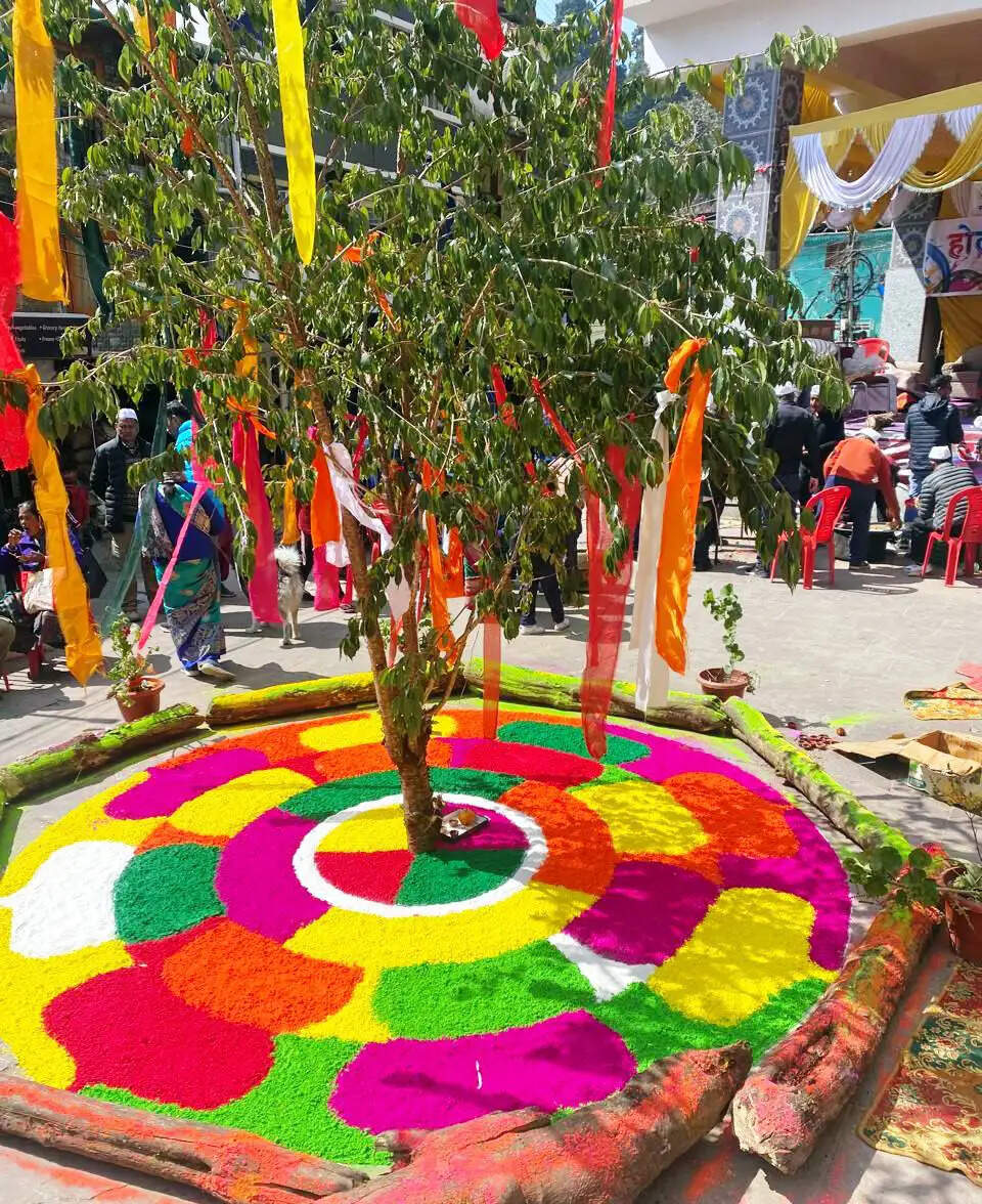 30वें फागोत्सव के तहत रंगधारण और चीर बंधन