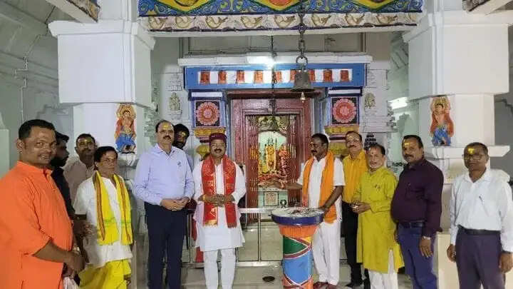 अनूपपुर: मंदिरों में धूमधाम से मनाया भगवान राम का प्रकृट्यत्सव