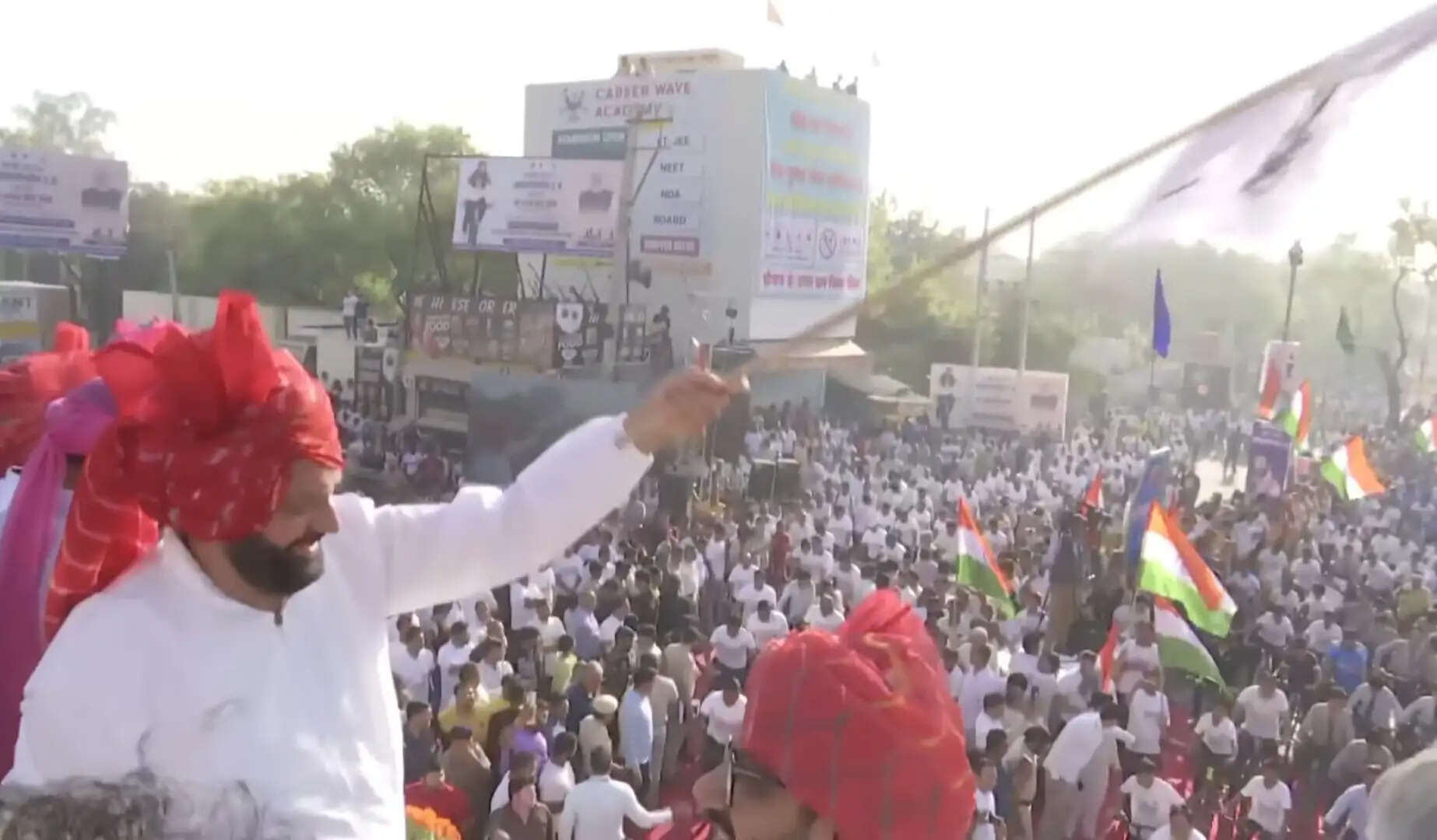 जींद : मुख्यमंत्री नायब सैनी ने साइक्लोथॉन यात्रा को दिखाई हरी झंडी