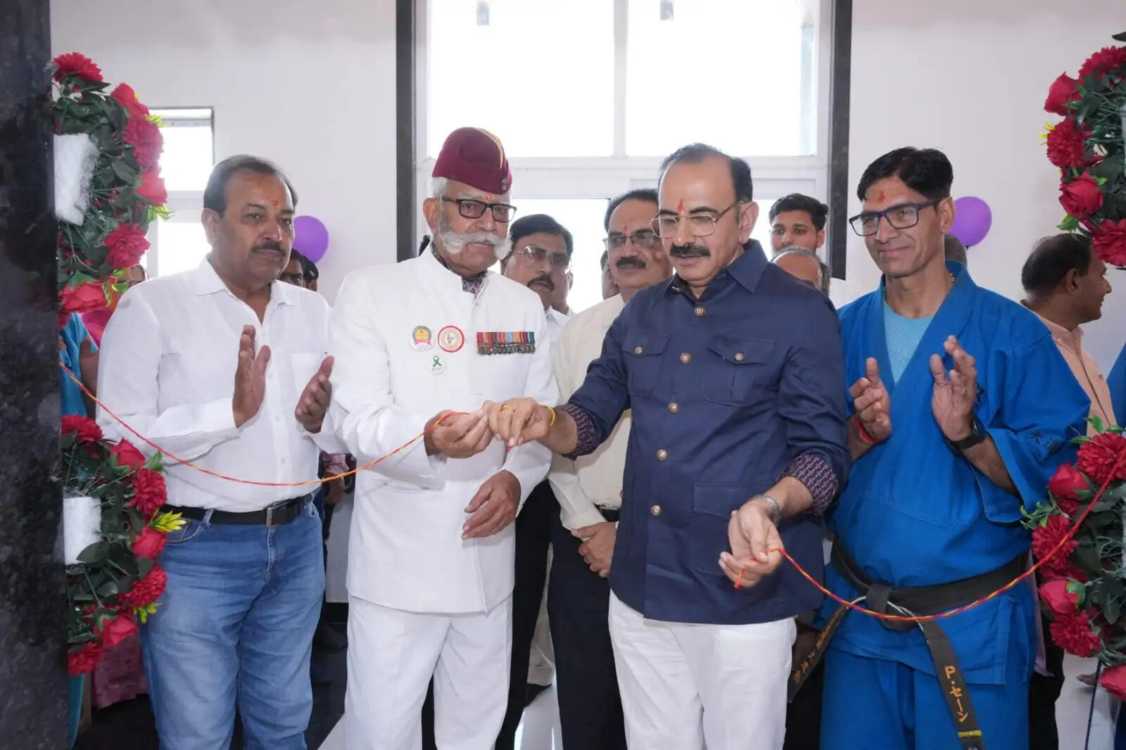 पी.एस.टी. मार्शल आर्ट एकेडमी एवं अर्हम योगा स्टूडियो का भव्य शुभारंभ