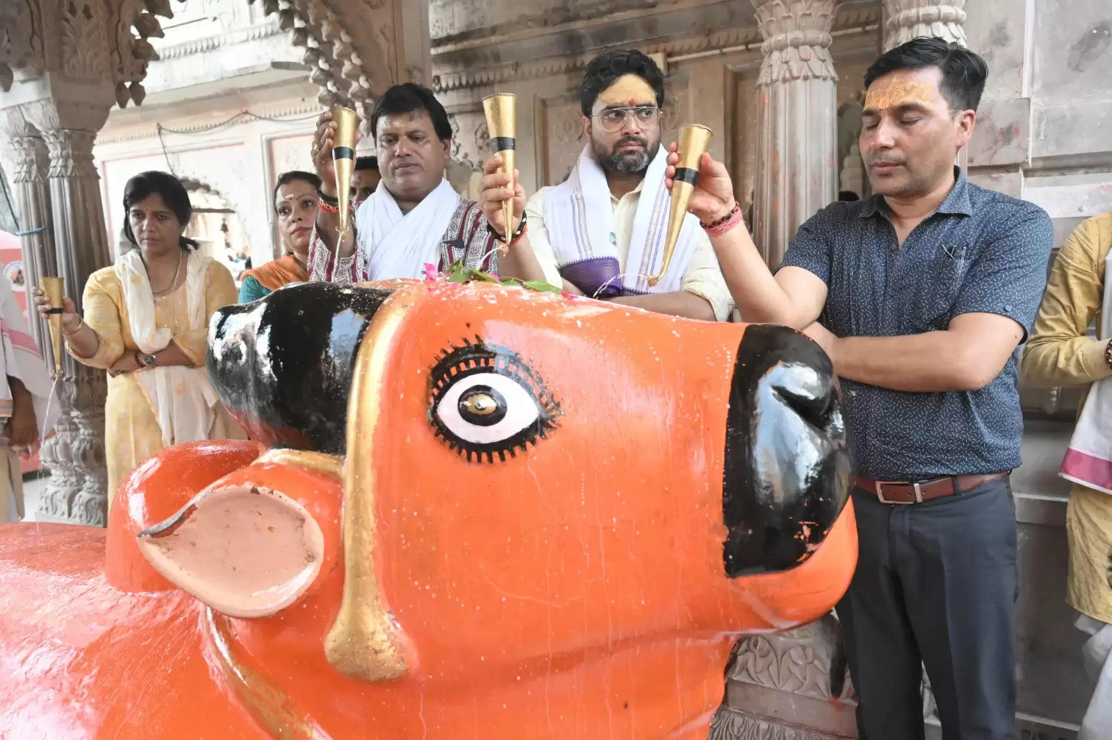 श्री काशी विश्वनाथ धाम में श्री नंदीश्वर उत्सव उल्लास से मना