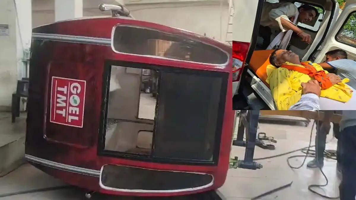 छत्तीसगढ़ के डोंगरगढ़ मंदिर में रोपवे की ट्रॉली टूटकर गिरी, भाजपा&nbsp;प्रदेश महामंत्री भरत गंभीर और पैकरा बाल-बाल बचे