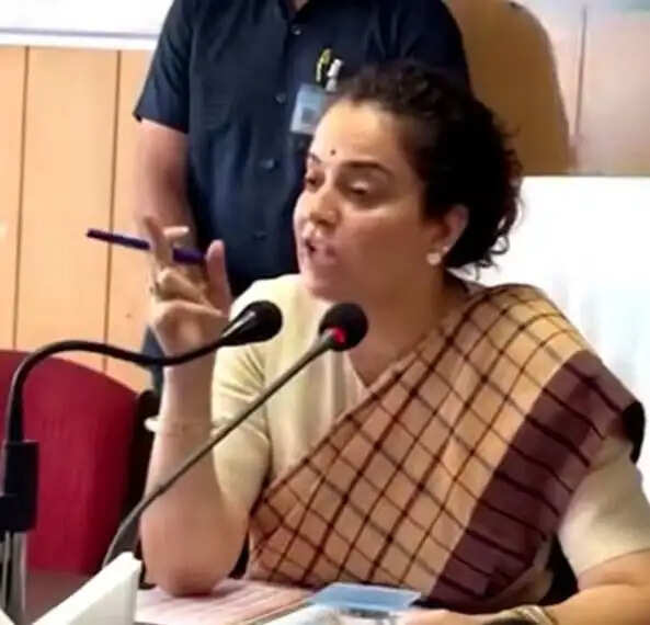 सांसद निधि खर्च न होने पर अधिकारियों पर बरसीं कंगना, 5.5 करोड़ में सिर्फ 50-60 लाख खर्च