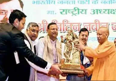 भाजपा अध्यक्ष नितिन नवीन पहुंचे मेरठ