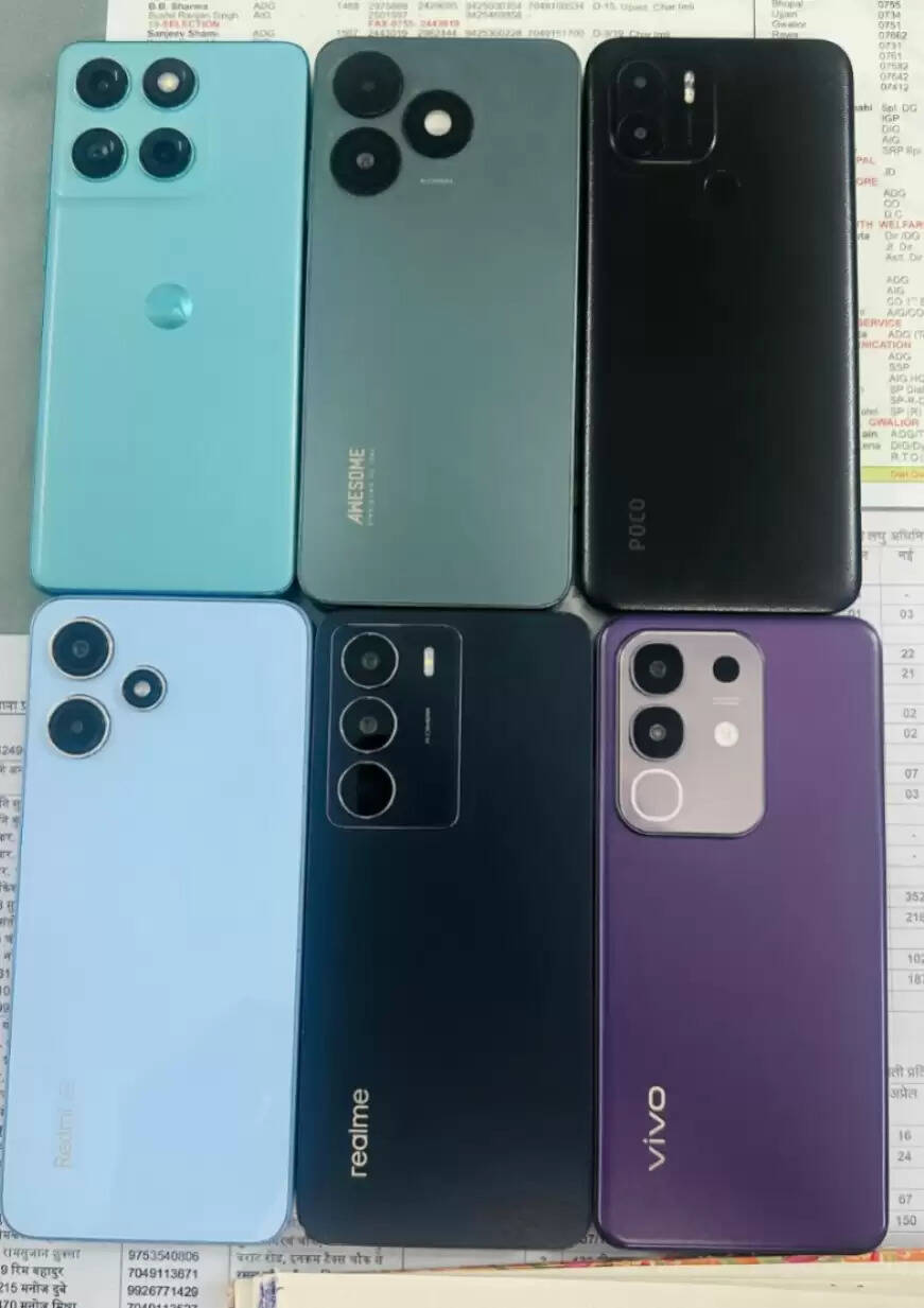 राहगीरों से मोबाइल झपटने वाले 5 आरोपी गिरफ्तार, 6 मोबाइल व मोटरसाइकिल जब्त