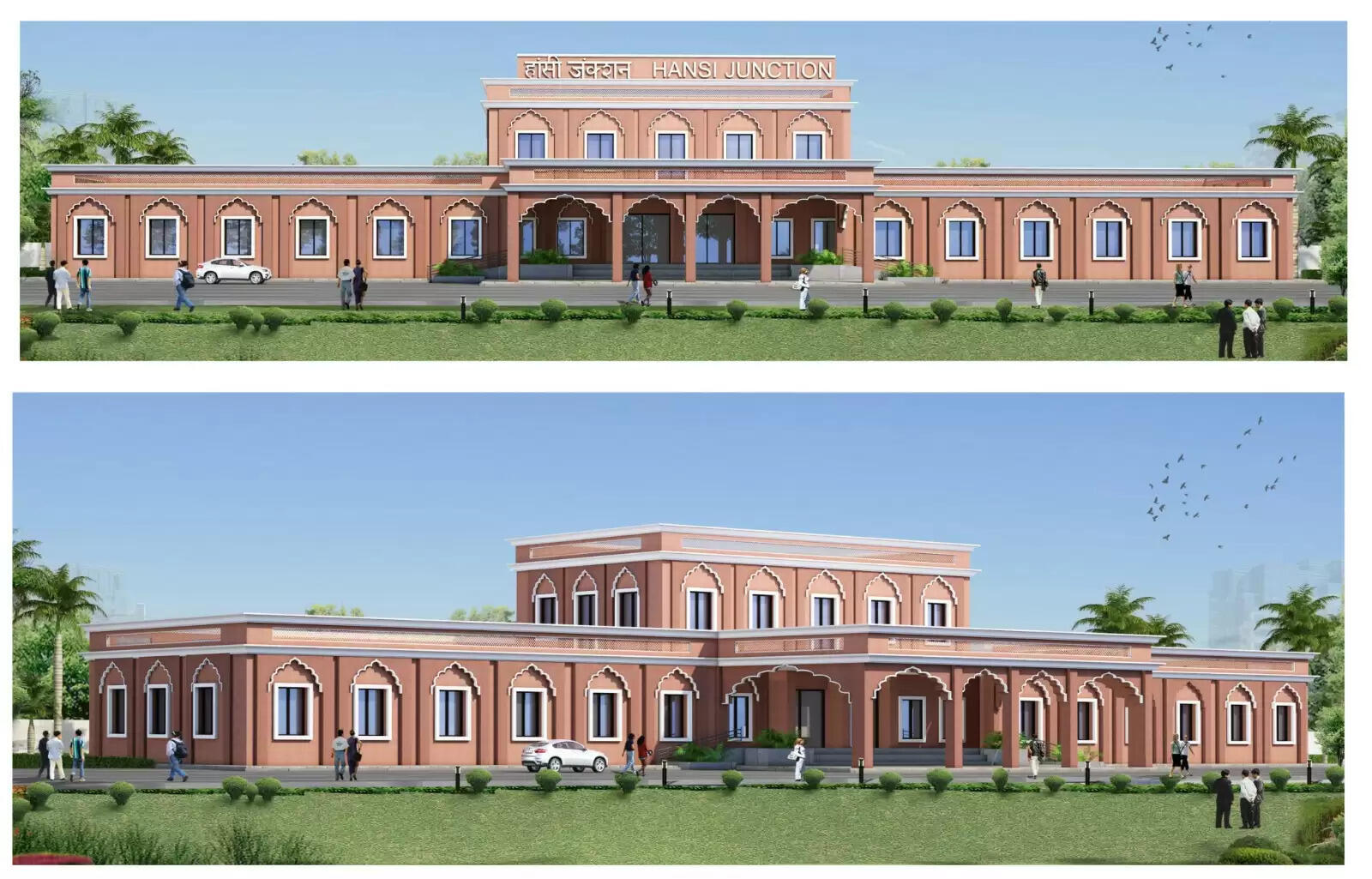 हांसी स्टेशन के पुनर्विकास कार्य का&nbsp;हुआ प्रारम्भ, हेरिटेज लुक के साथ यात्रियों को जल्द मिलेंगी बेहतर सुविधाएं